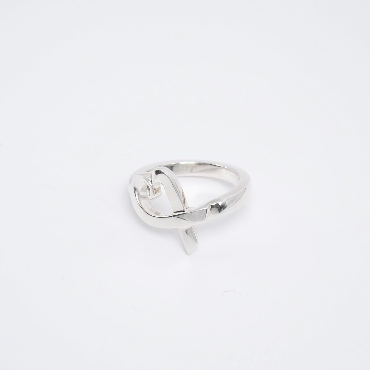Tiffany Vintage Loving Heart Silver Ring