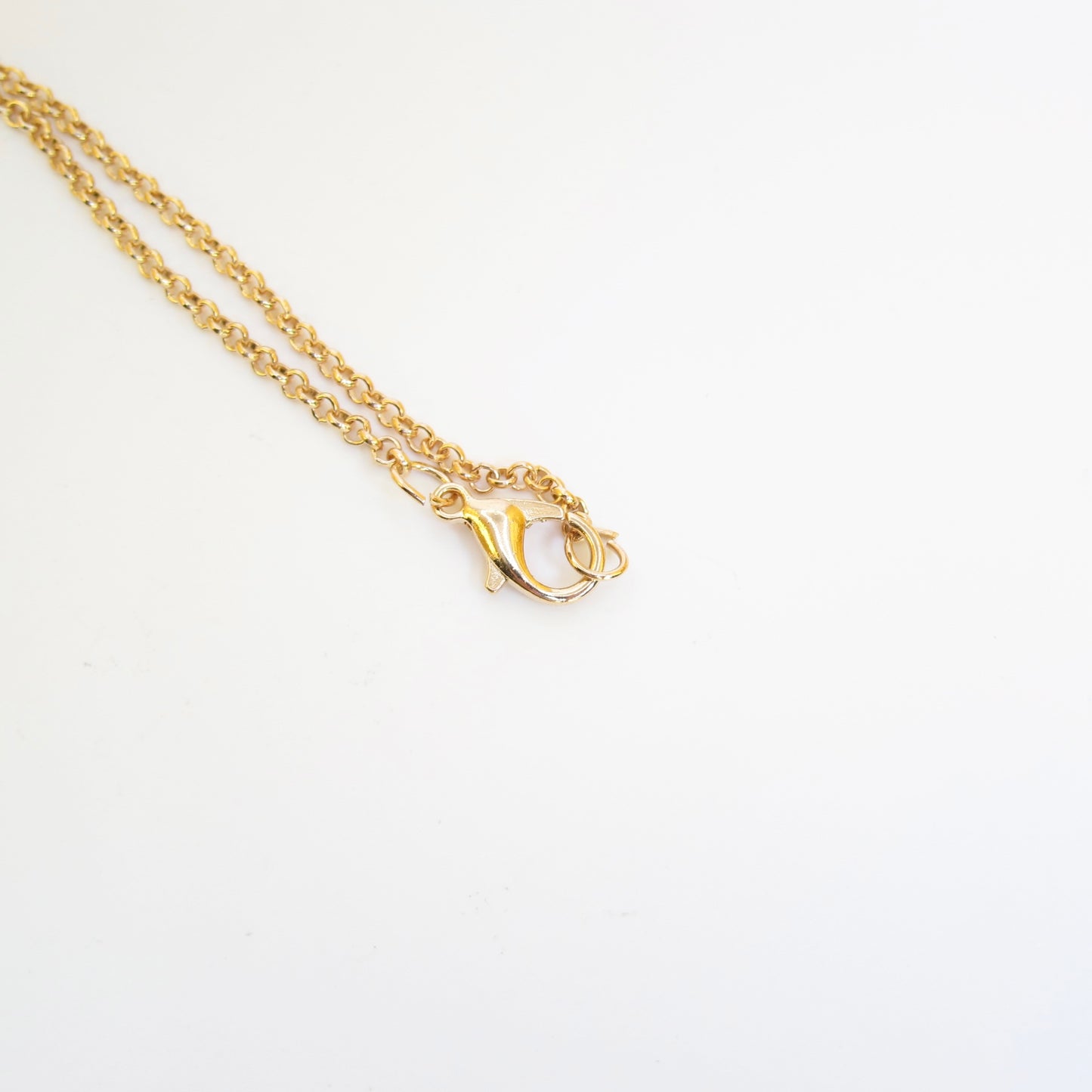 Christian Dior Vintage CD Logo Golden Necklace