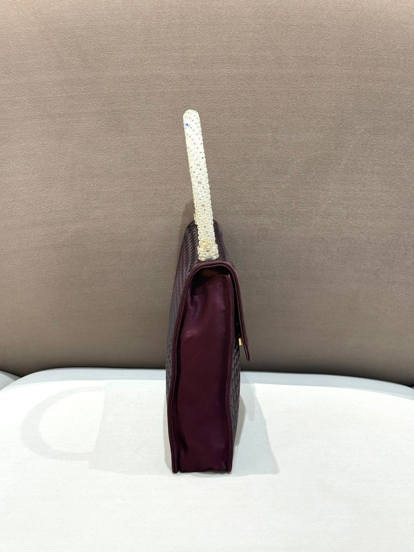 Bottega Veneta 復古 Intrecciato 編織皮革頂部提手手提包