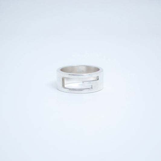 Gucci Vintage G Logo 925 Silver Ring #13