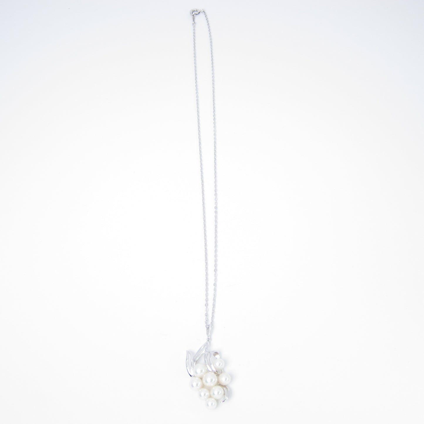 Mikimoto Vintage Pearl Silver Necklace