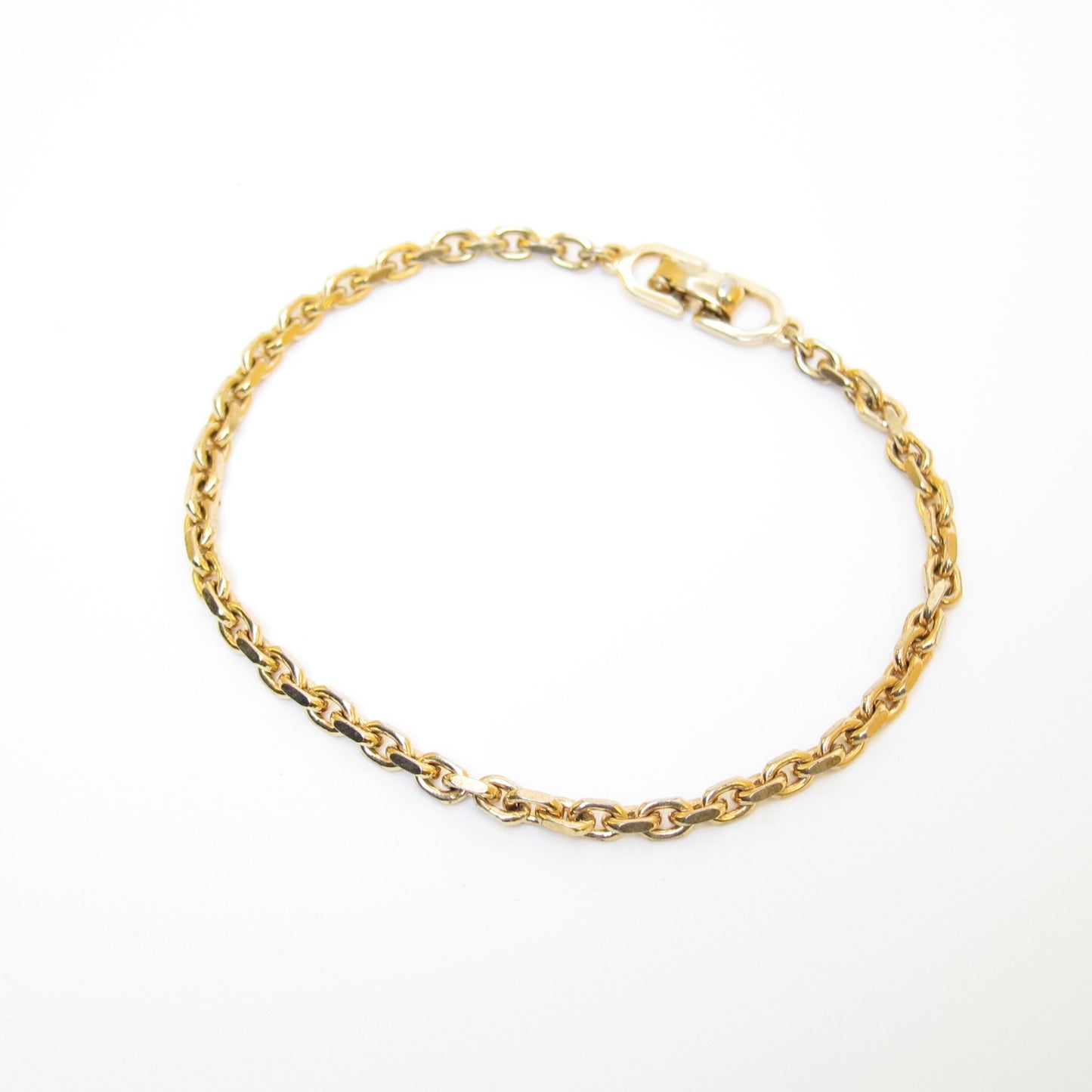 Christian Dior Vintage Gold-Tone Chain Bracelet