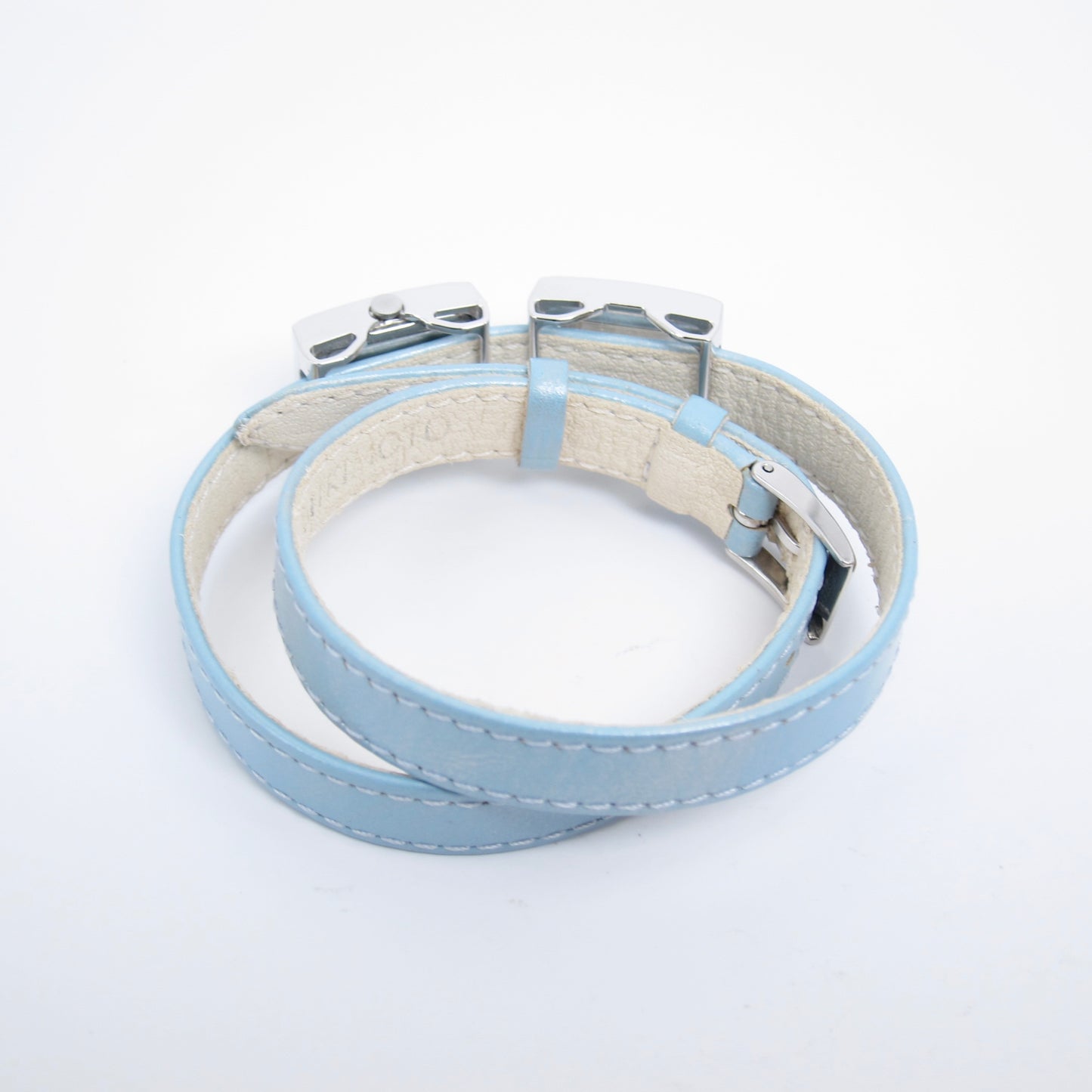 Mikimoto Vintage Black Face and Pearl Box Watch with Blue Leather Strap