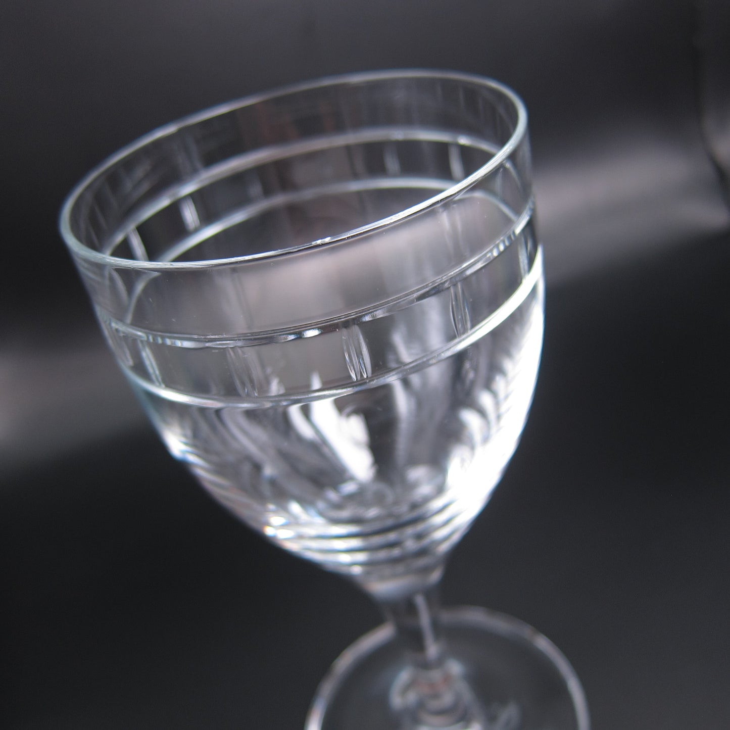 Tiffany Vintage Crystal Wine Glasses Set of 2