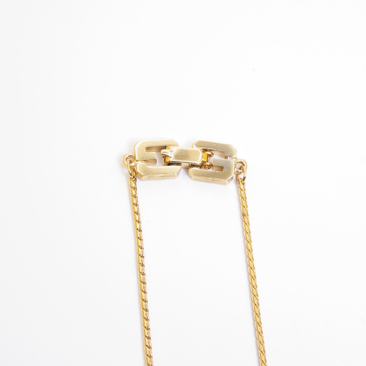 Givenchy Vintage Red and Pink Golden Necklace