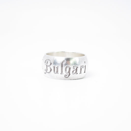 Bvlgari Vintage Save The Children 925 Silver Ring #53