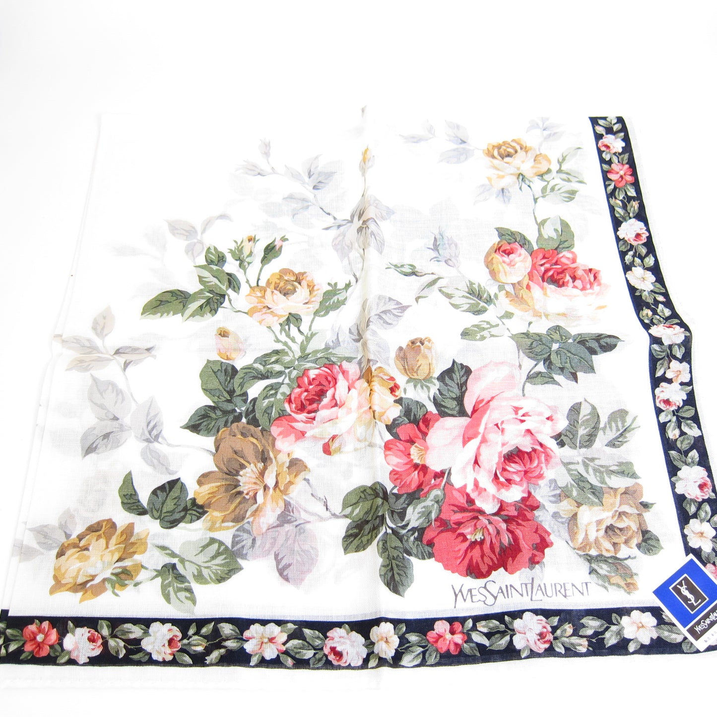 Yves Saint Laurent Vintage Unused Handkerchief
