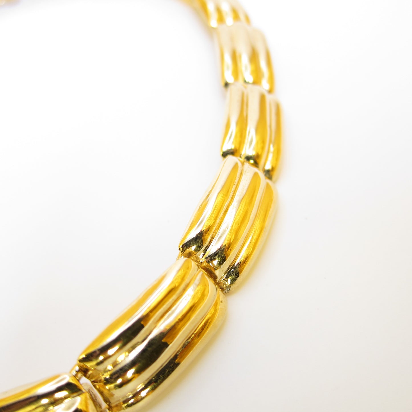 Yves Saint Laurent Vintage Stylish Golden Necklace