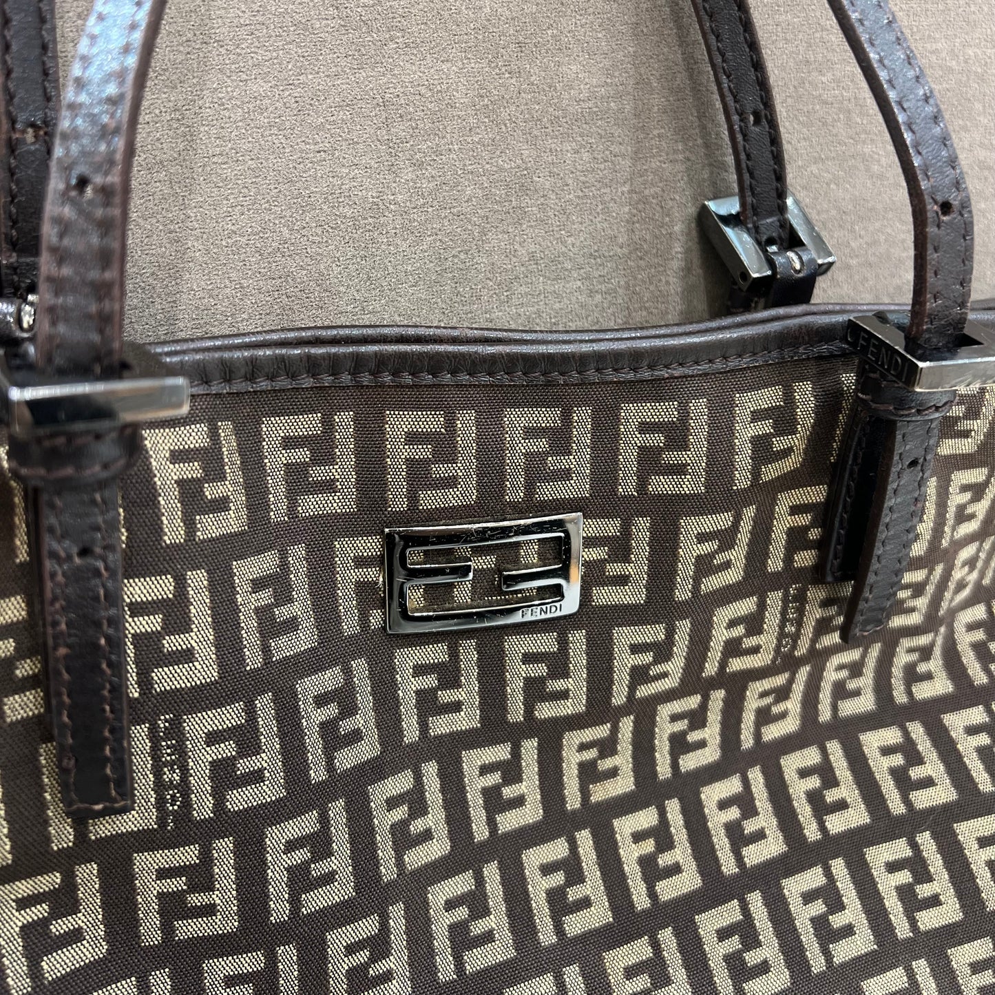 Fendi Vintage Zucchino Tote Bag