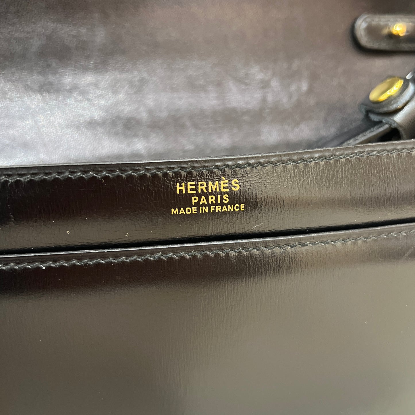 Hermes 愛馬仕中古Annie 肩背包 黑 GHW