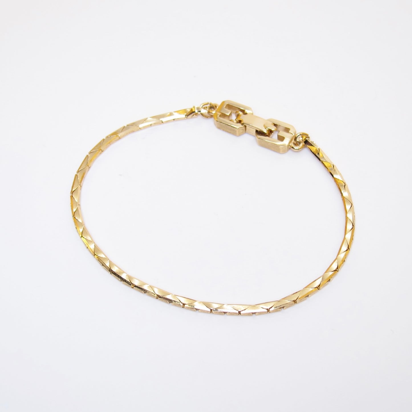 Givenchy Vintage Snake Chain Golden Bracelet
