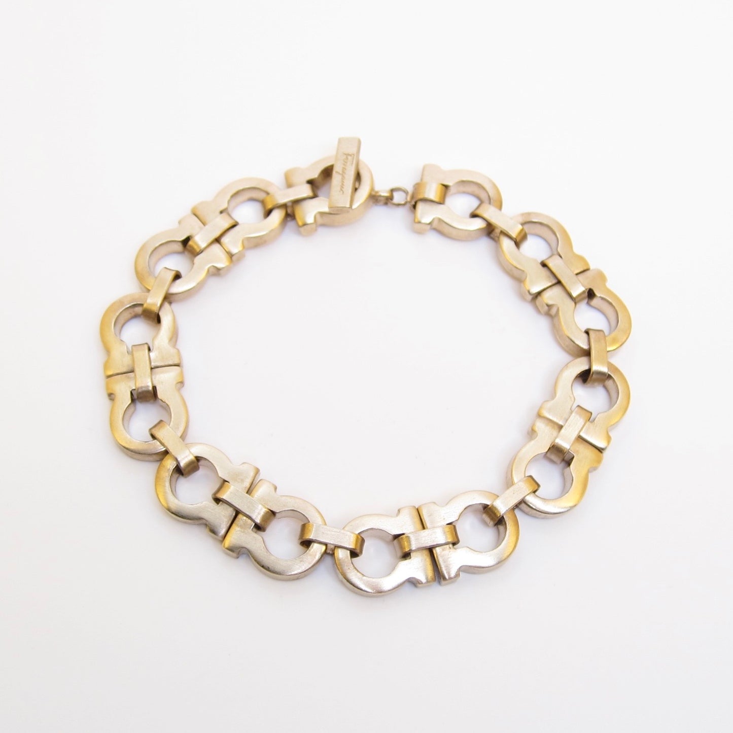 Ferragamo Vintage Gancini Golden Bracelet