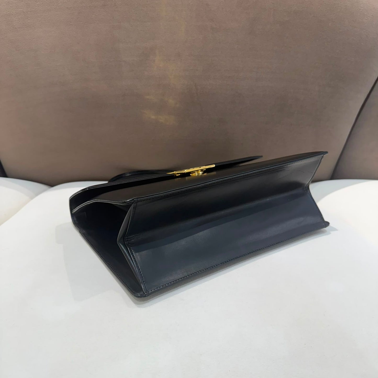 Givenchy Vintage 4G Leather Top Handle Bag – Black