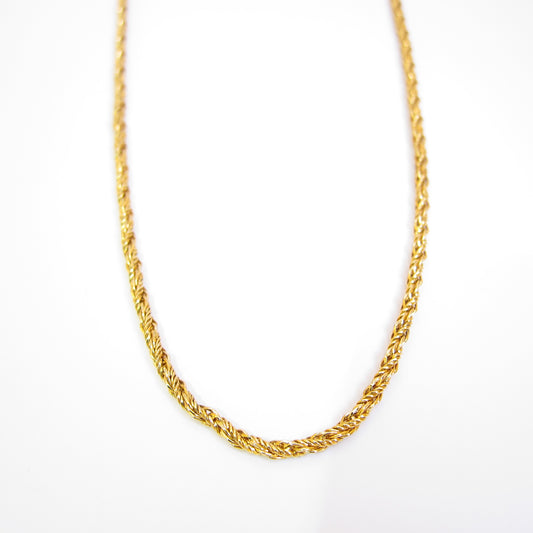 Christian Dior Vintage Twisted Chain Necklace