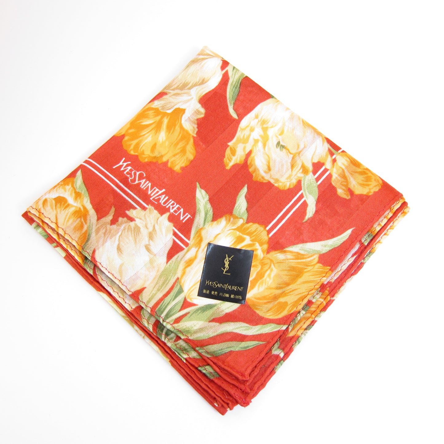 Yves Saint Laurent Vintage Unused Handkerchief