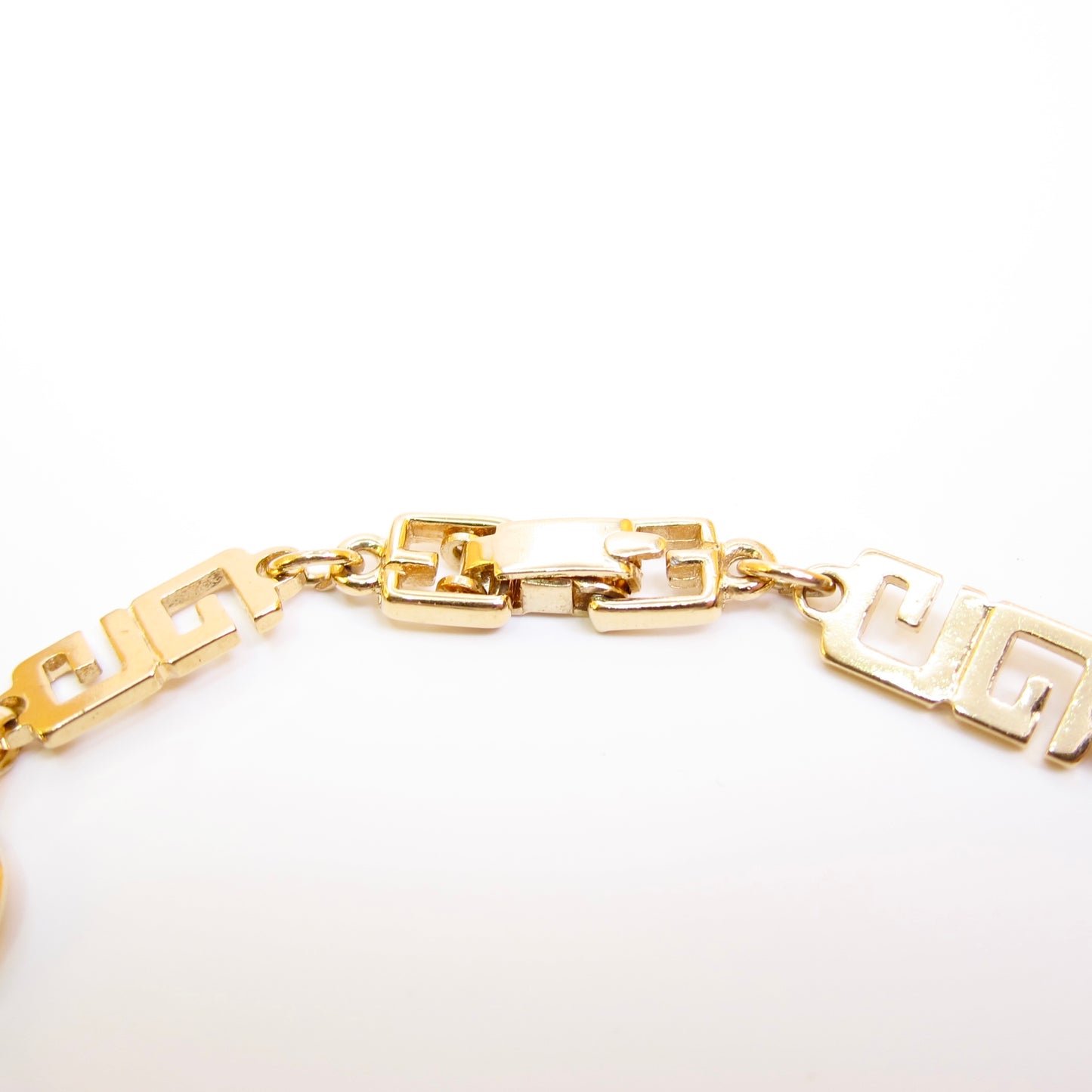 Givenchy Vintage GG Logo Golden Bracelet