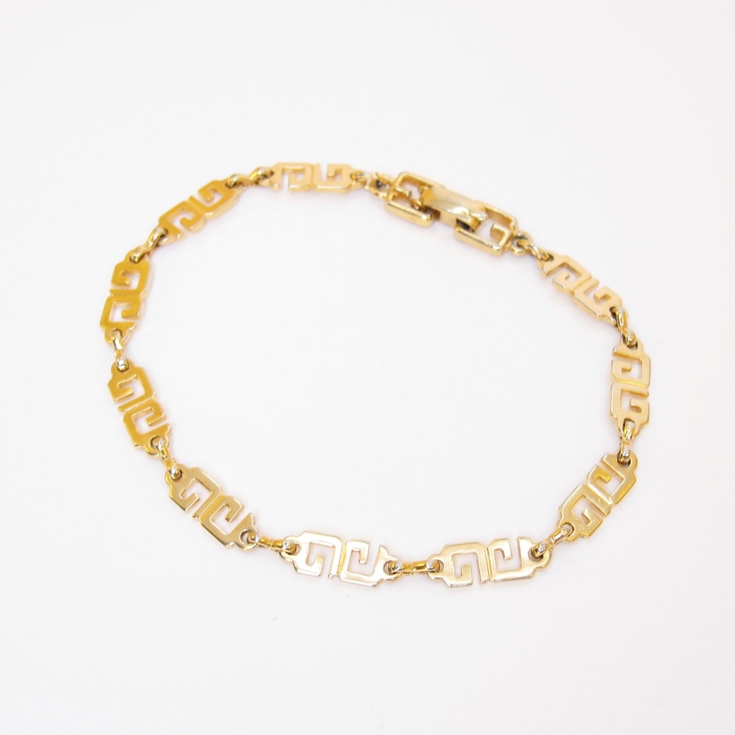Givenchy Vintage GG Logo Golden Bracelet