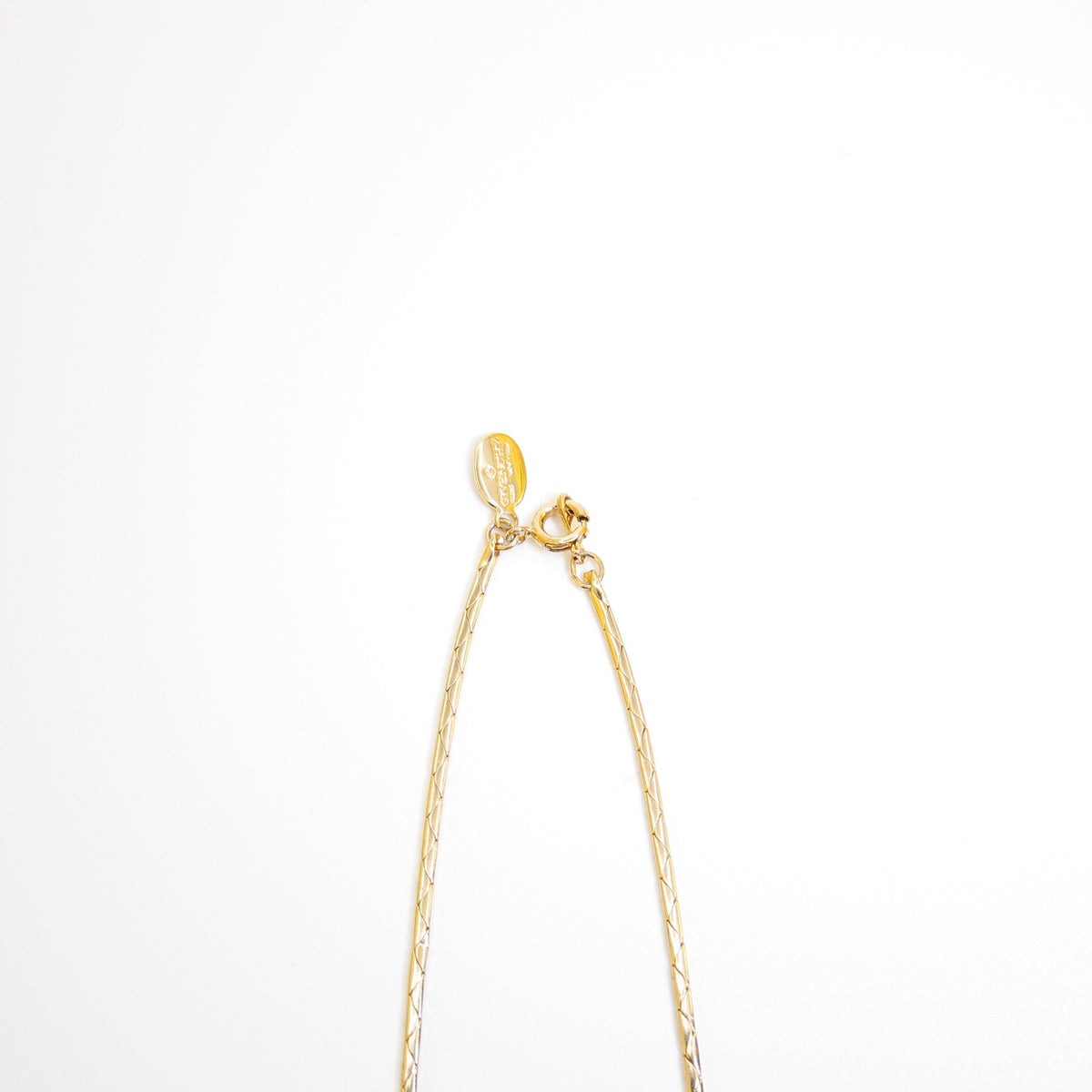 Givenchy Vintage G Dome Pendant Necklace