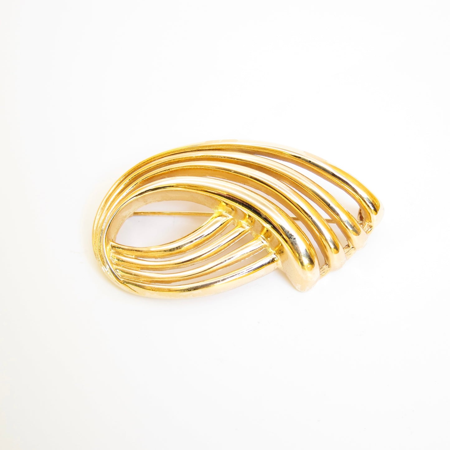 Christian Dior Vintage Stylish Golden Brooch