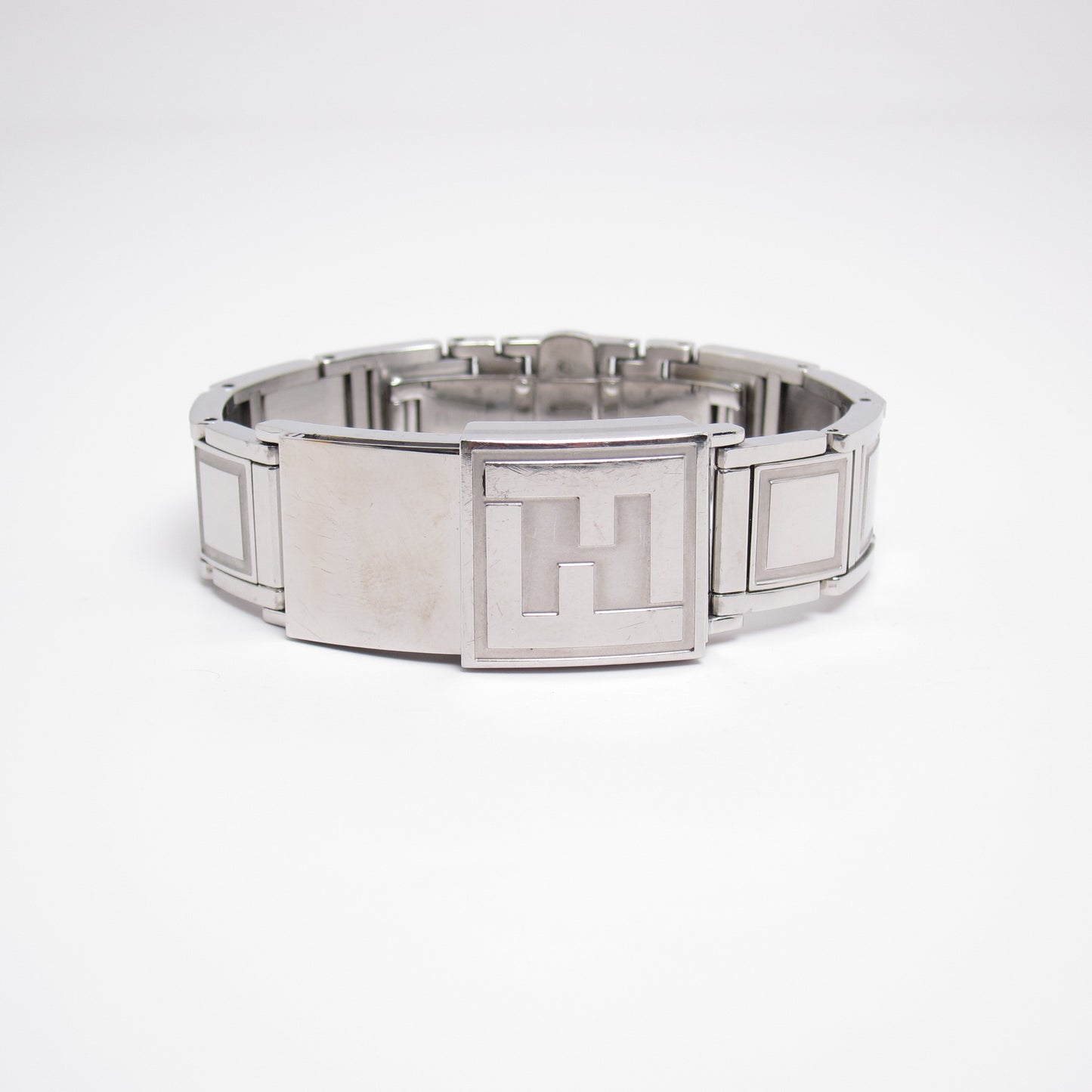 Fendi Vintage Secret FF Logo Sliding Cover Quartz Watch