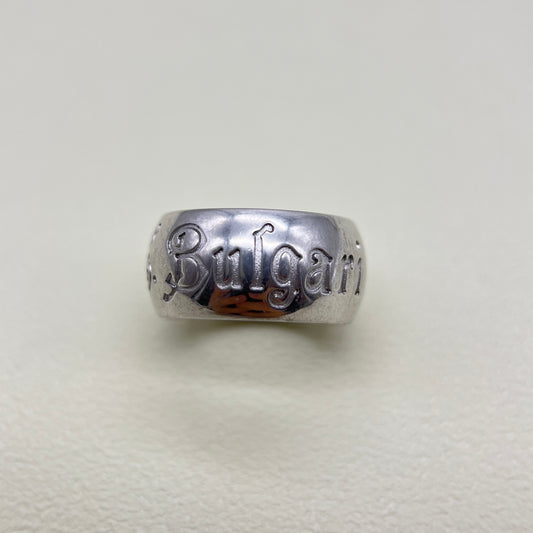 Bvlgari Vintage Save The Children 925 Silver Ring #53