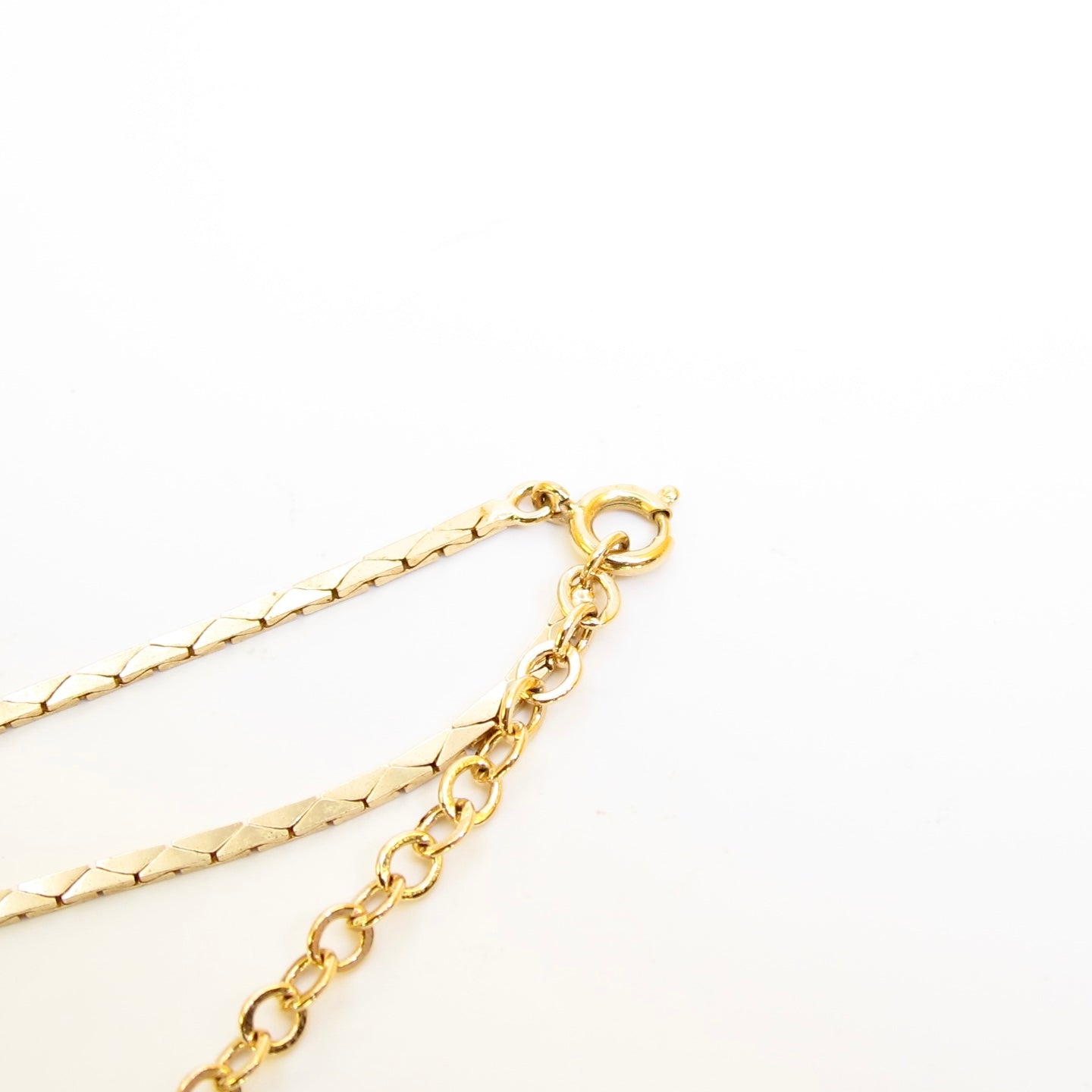 Christian Dior Vintage Oval Shape Pearl and Rhinestone Golden Necklace