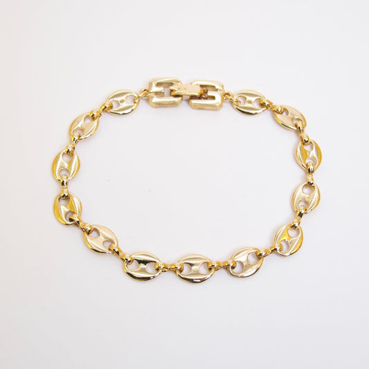 Givenchy Vintage Anchor Link Golden Bracelet