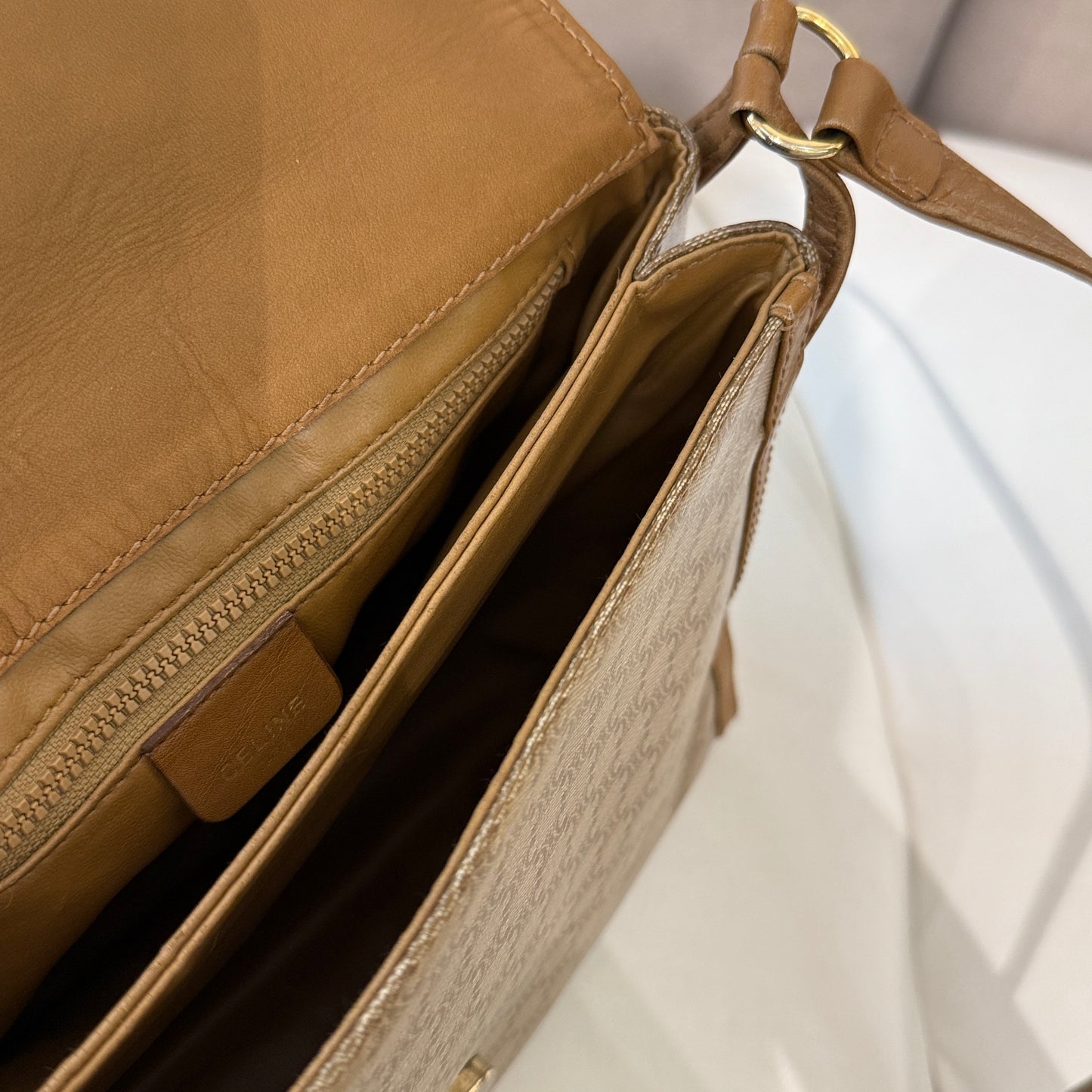 Celine Macadam Pattern Shoulder Bag