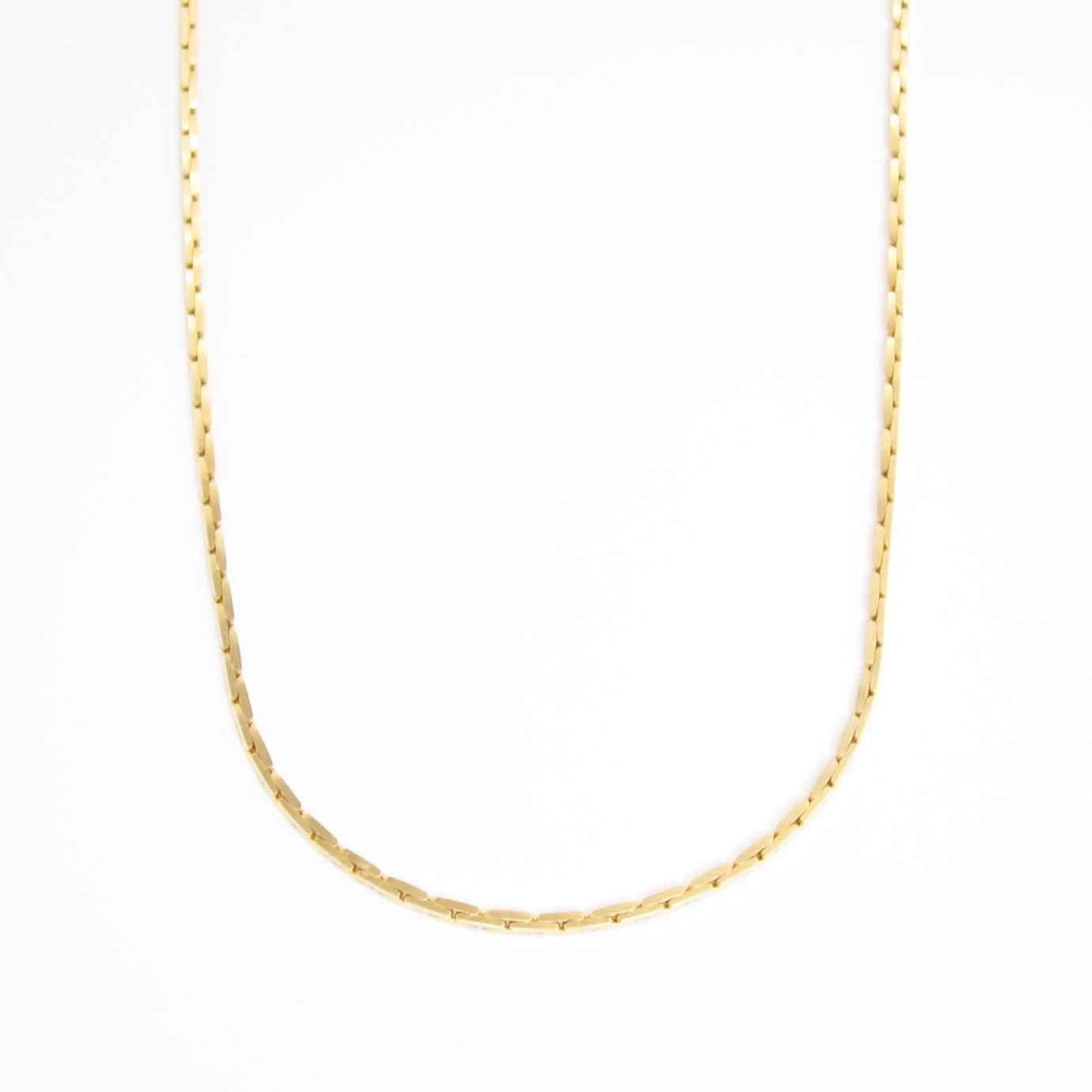 Givenchy Vintage Minimal Snake Chain Necklace