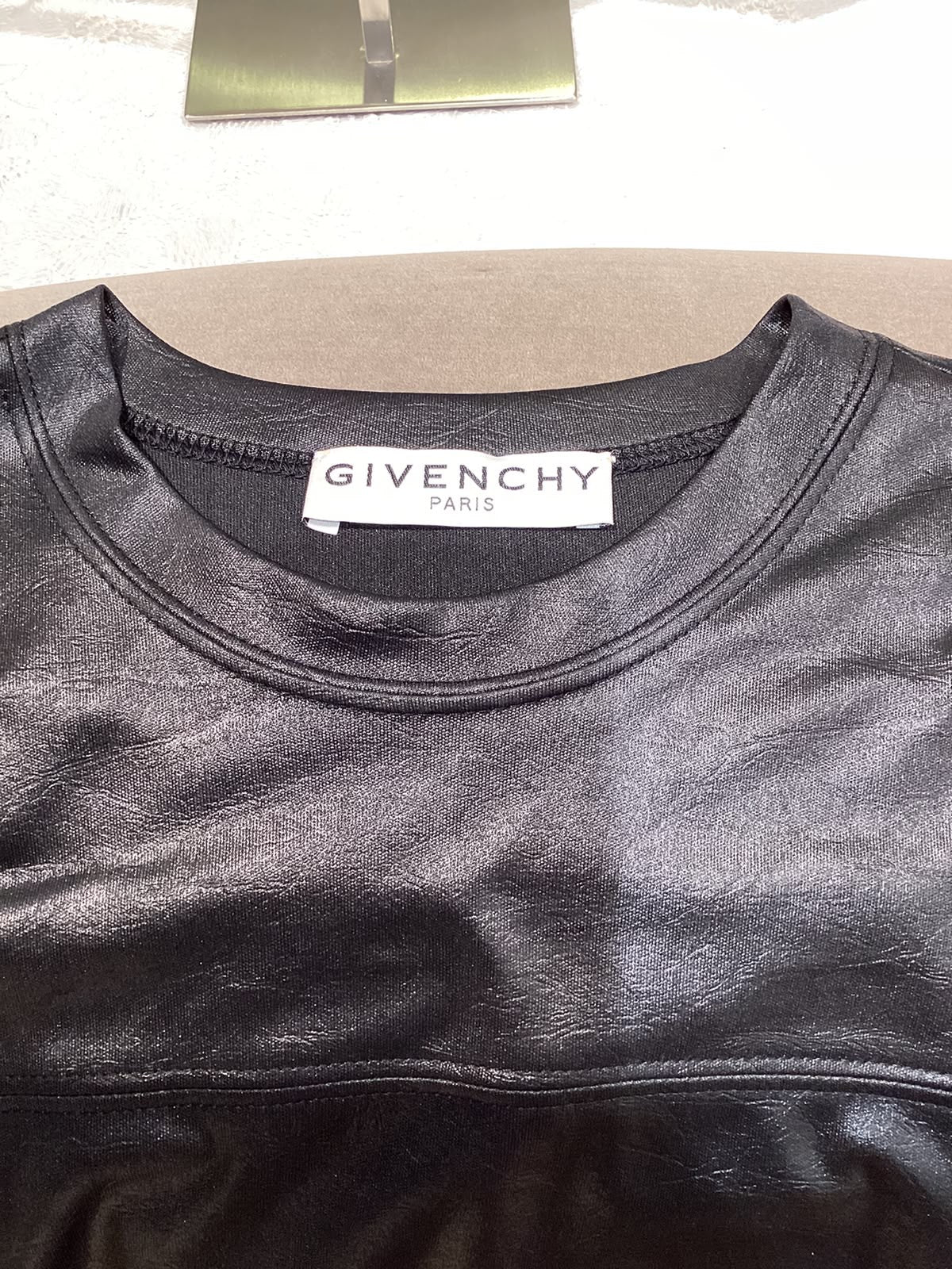 Givenchy Vintage Black Cotton Short Sleeve Dress