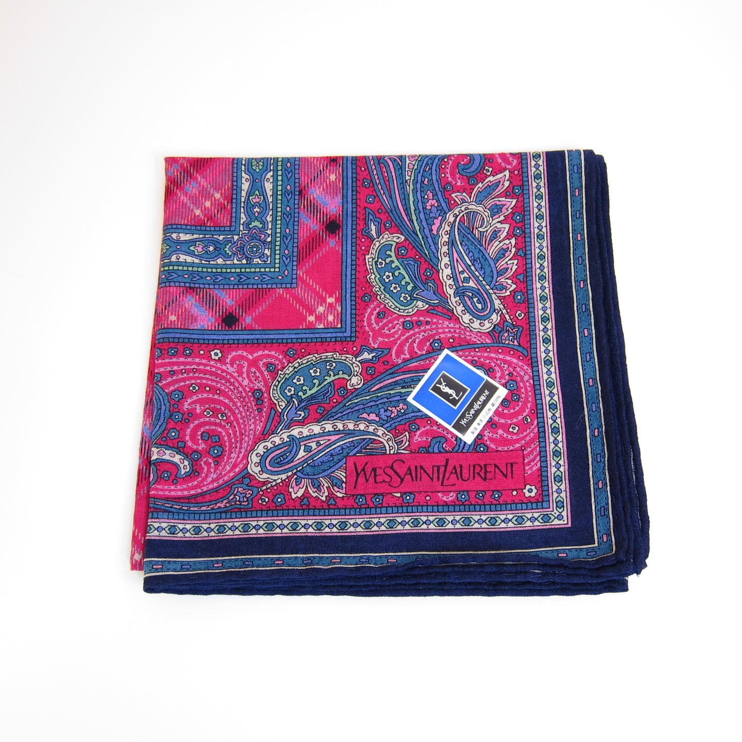 Yves Saint Laurent Vintage Unused Handkerchief