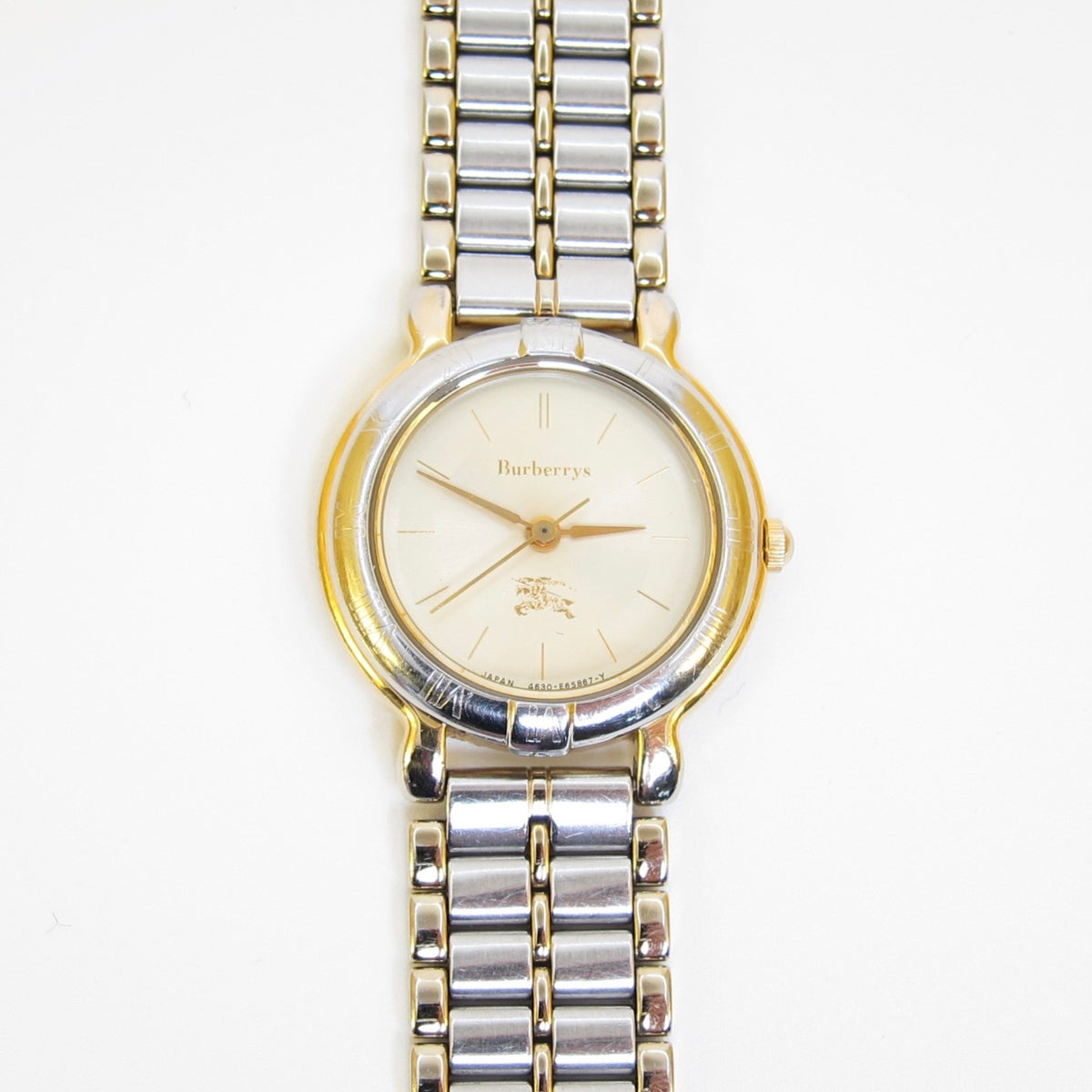 Burberry Two-Tone Champagne Dial Quartz Ladies Watch, 25mm