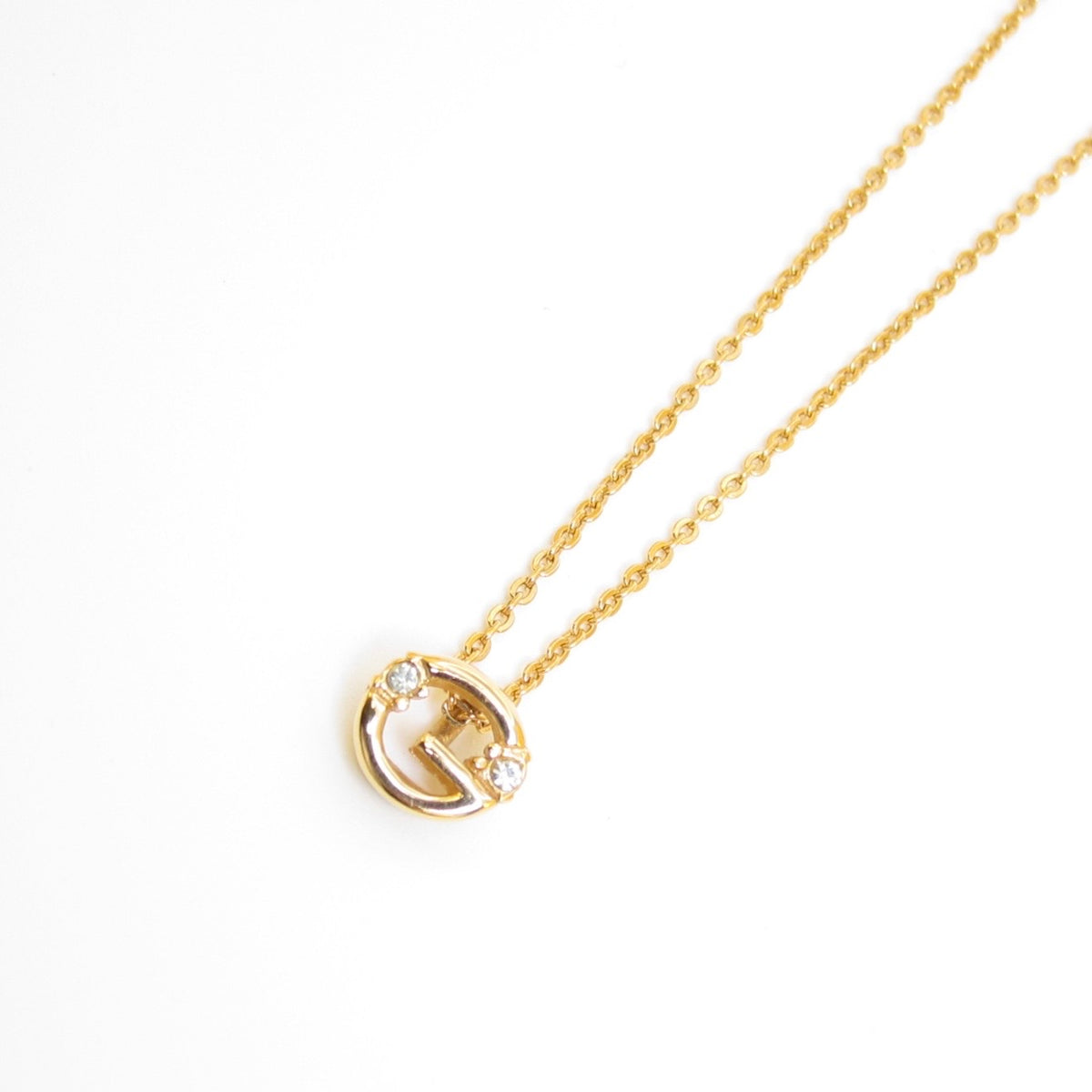 Givenchy Vintage G Logo Gold-Tone Necklace