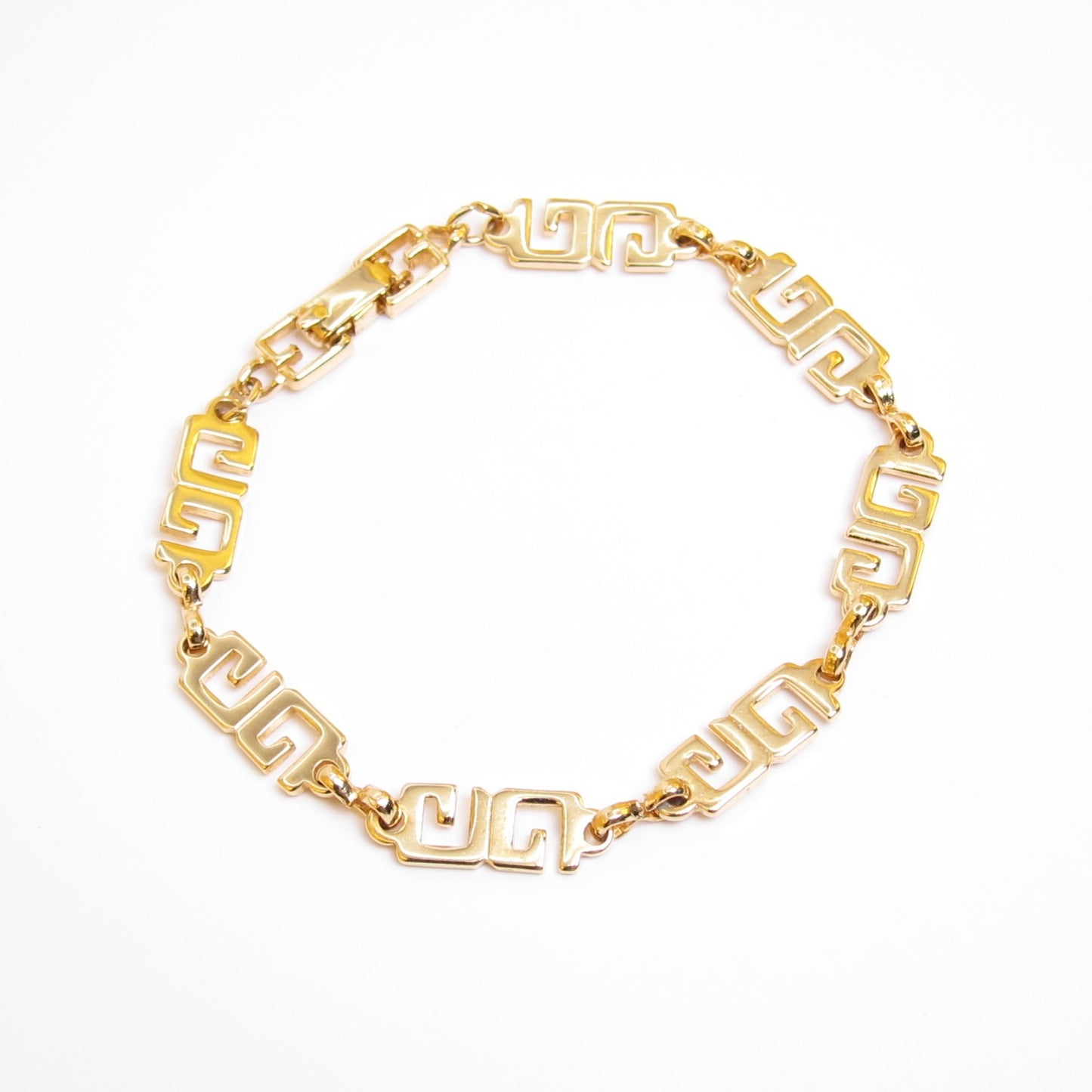 Givenchy Vintage GG Logo Golden Bracelet
