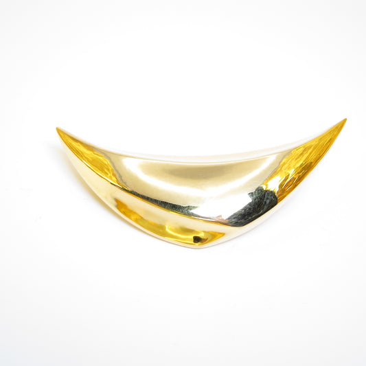 Yves Saint Laurent Vintage Stylish Golden Brooch