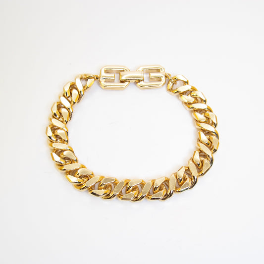 紀梵希復古時尚鏈條金色手鍊