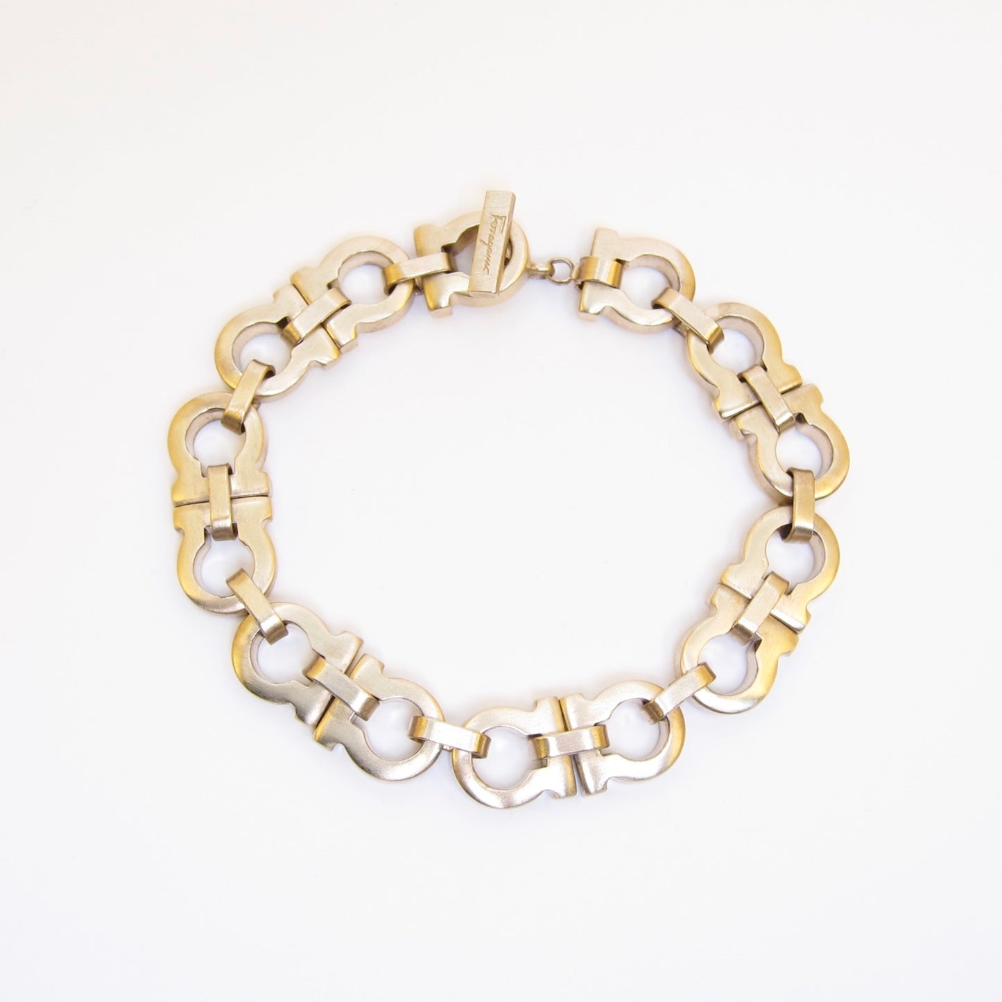 Ferragamo Vintage Gancini Golden Bracelet