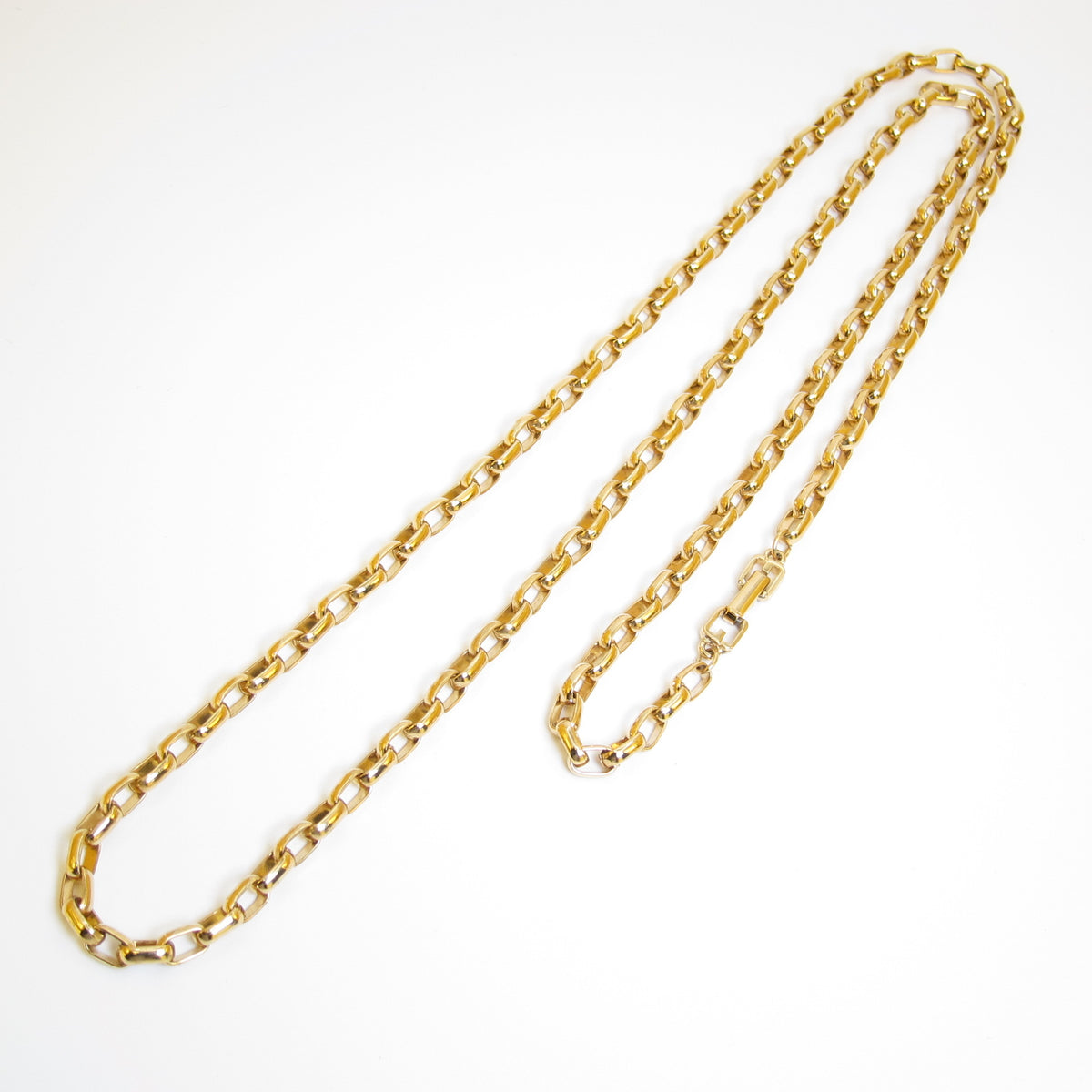 Givenchy Vintage Gold-Tone Long Chain Necklace