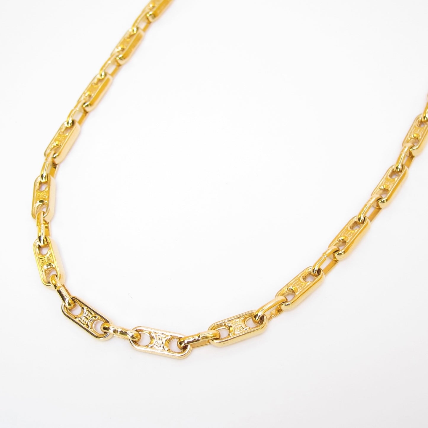 Celine Vintage Maillon Triomphe Long Chain Necklace