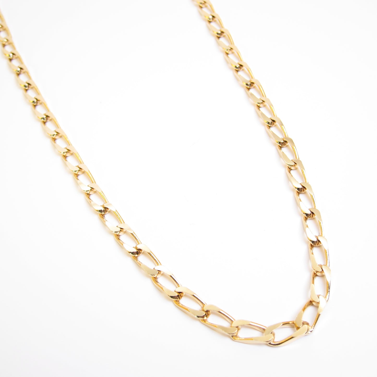 Christian Dior Vintage Stylish Golden Chain Long Necklace