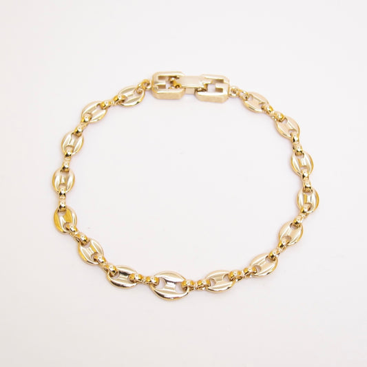 Givenchy Vintage Anchor Link Golden Bracelet