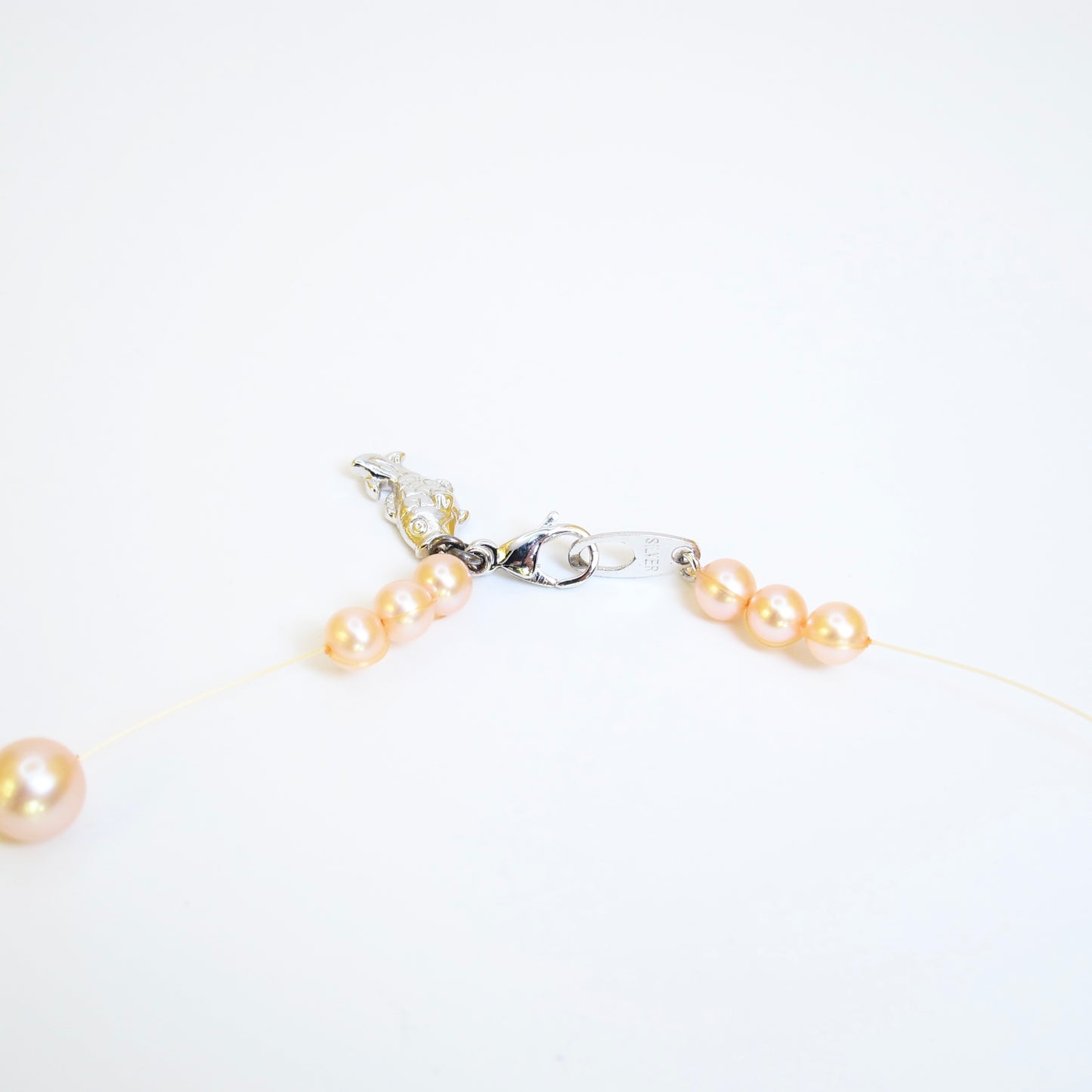 Tasaki Vintage Freshwater Pearl Necklace with Silver Buckle