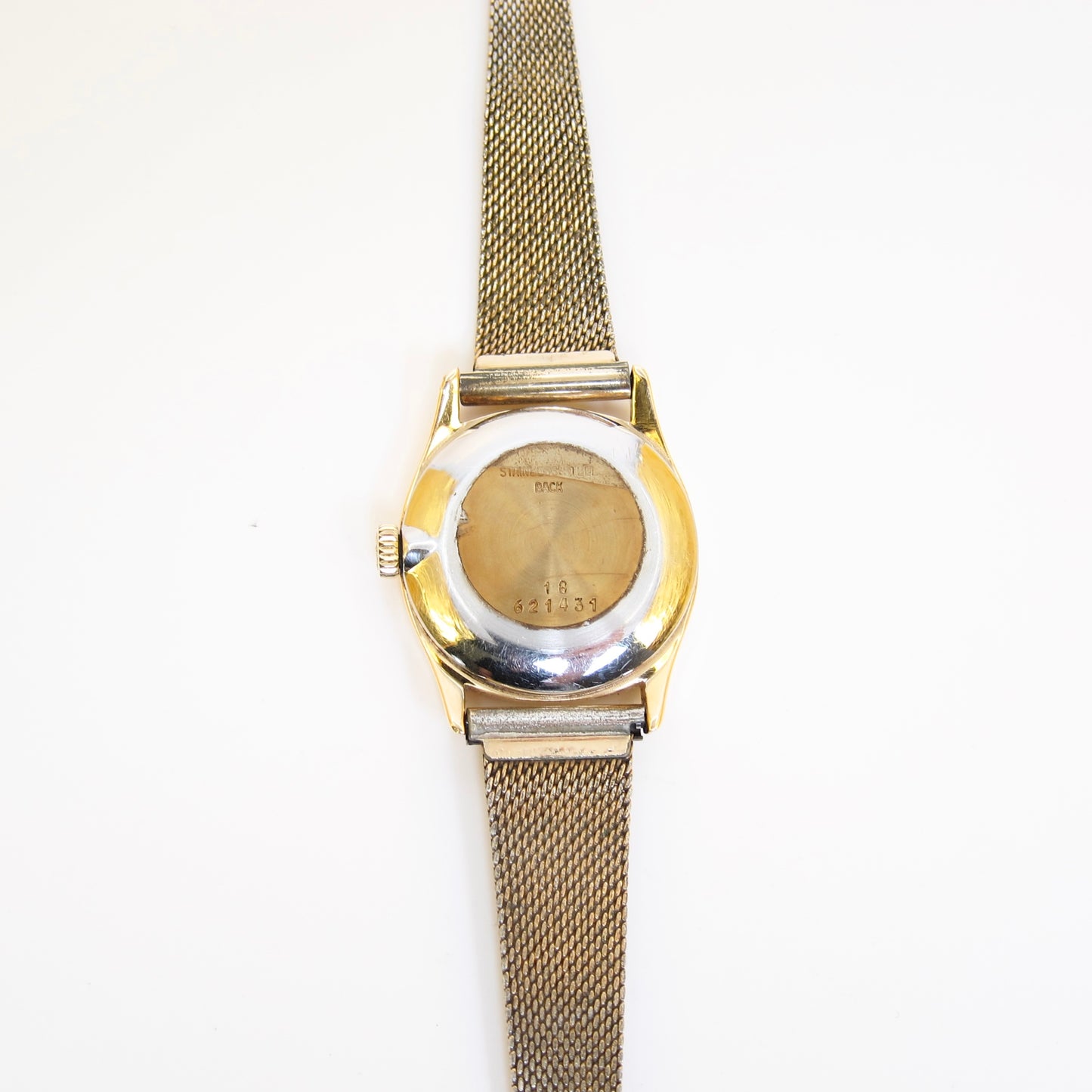 Longines Vintage Square Face Golden Watch