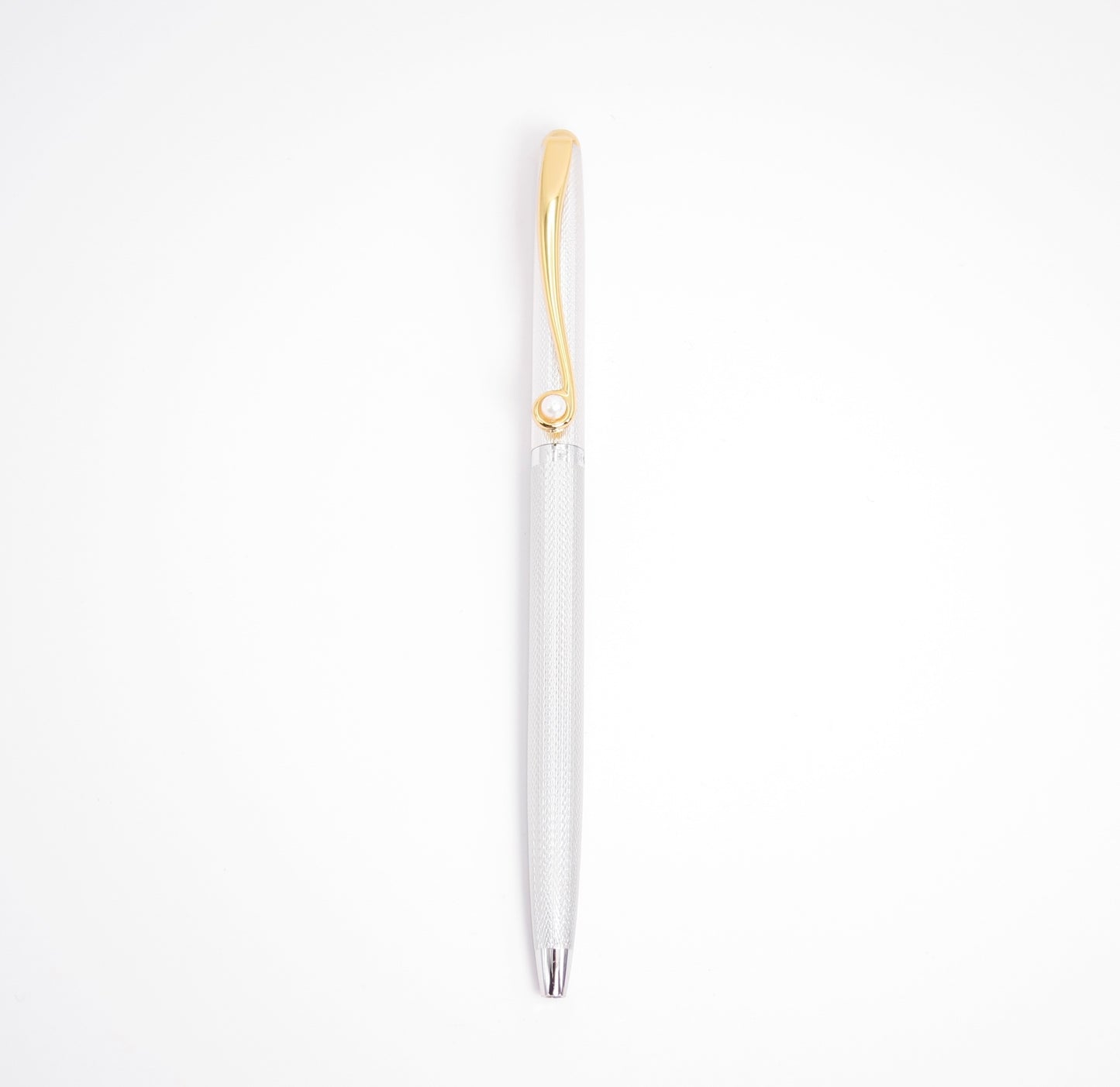Mikimoto Vintage Two Tone Ballpoint Pen with Pearl