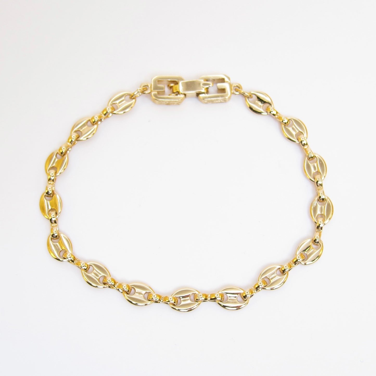 Givenchy Vintage Anchor Link Golden Bracelet