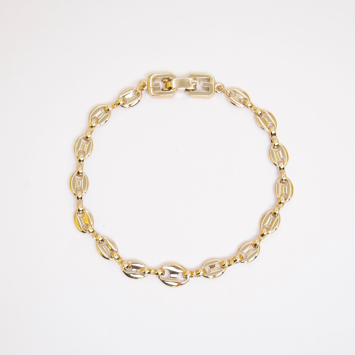 Givenchy Vintage Anchor Link Golden Bracelet