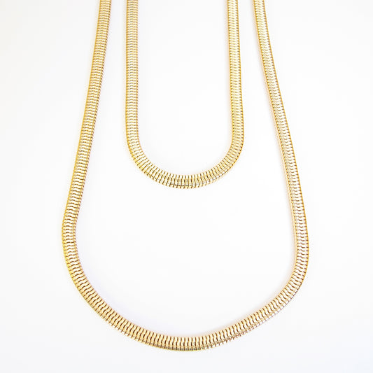 Christian Dior Vintage Stylish Golden Long Necklace