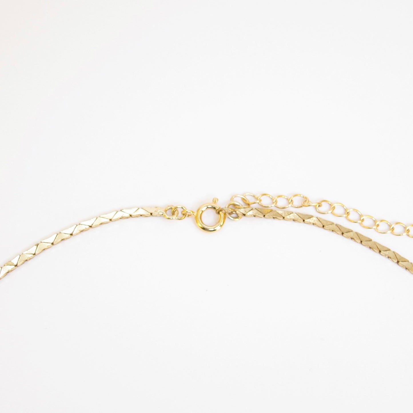 Christian Dior Vintage Rhinestone Motif Golden Necklace