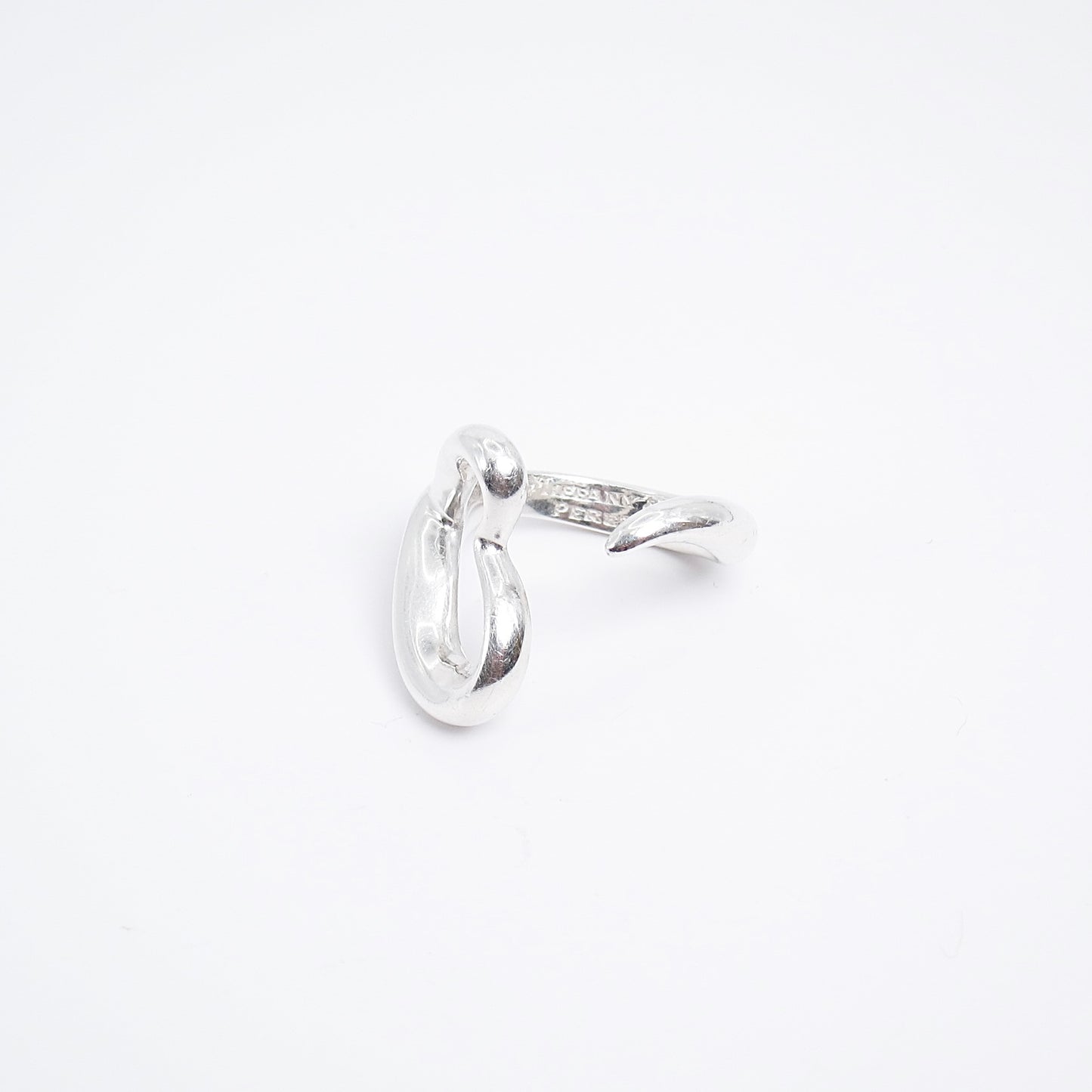 Tiffany Vintage Open Heart 925 Silver Ring