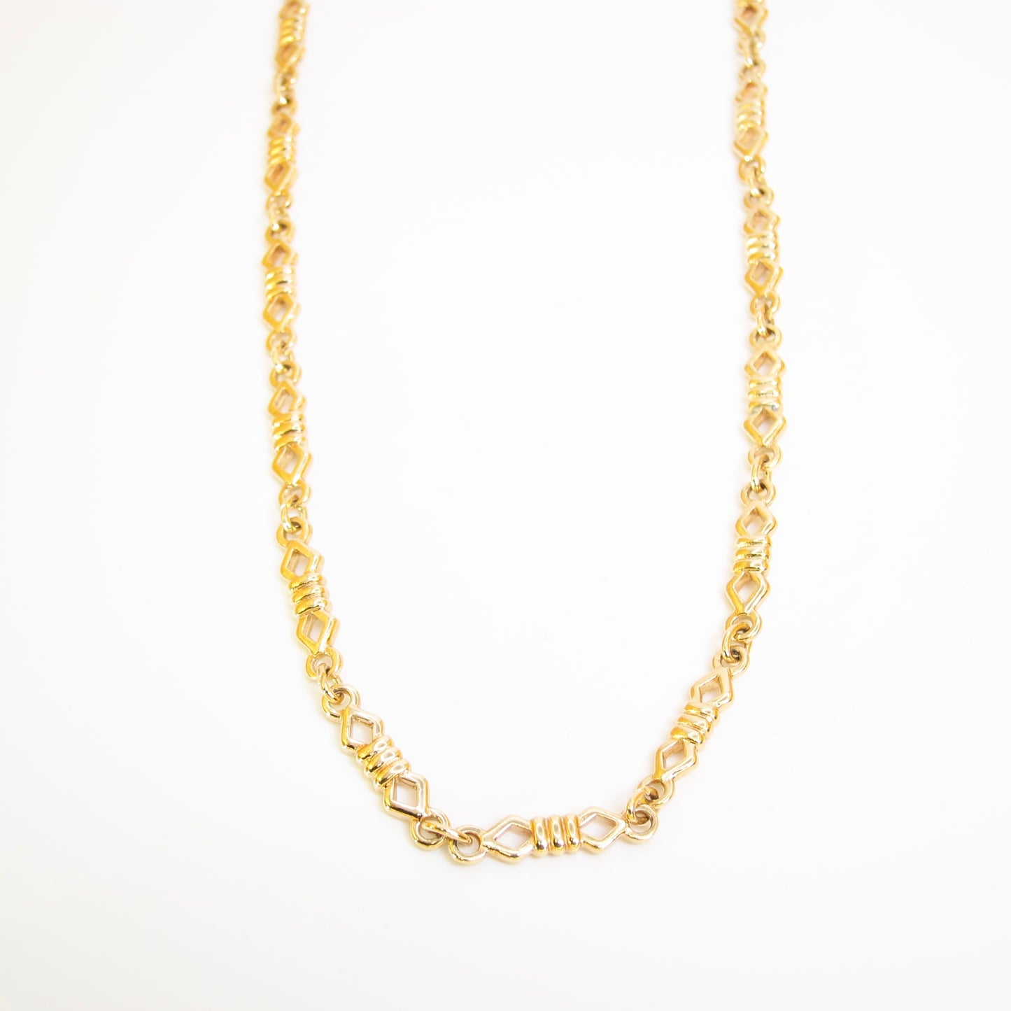 Christian Dior Vintage Stylish Golden Long Necklace